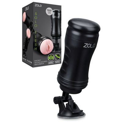ZOLO Ultra Realistic Textured Suction Mounted 6 5 Masturbator