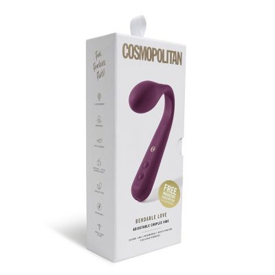 Cosmopolitan Bendable Love Couples Vibrator Purple