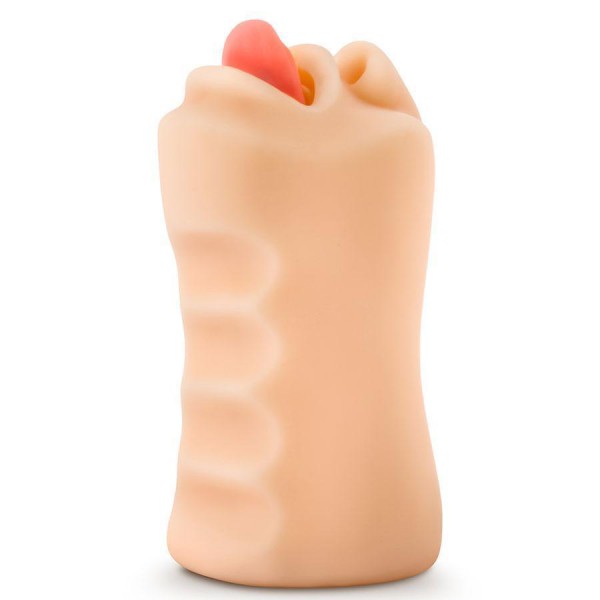 The Deep Throat Real Mouth Male Masturbator Sleeve by Healthy Vibes