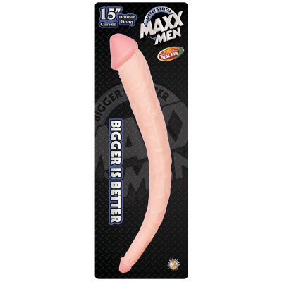 MAXX Men 15 Curved Double Dildo