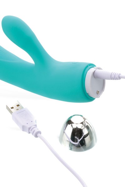 Adam and Eve Pulsating 8" Rabbit Vibrator with Heating