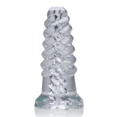Screw D Super Squish Corkscrew Jackoff Toy Clear