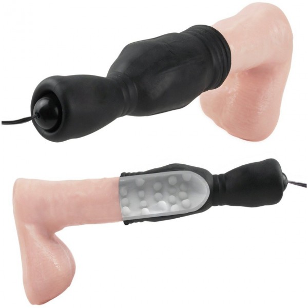 Fetish Fantasy Series Vibrating Head Teazer - Black