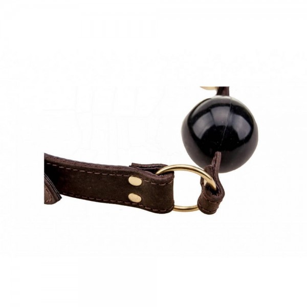 BOUND Nubuck Leather Solid Ball Gag