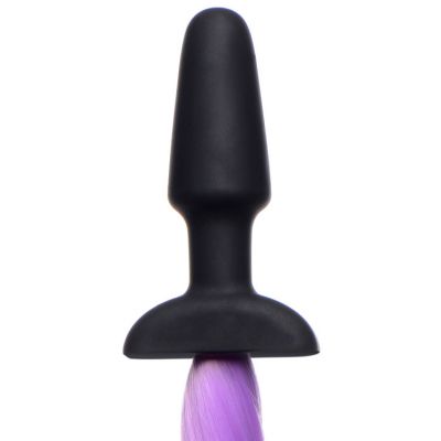 Tailz 4 3 Silicone Butt Plug with Long Pony Tail