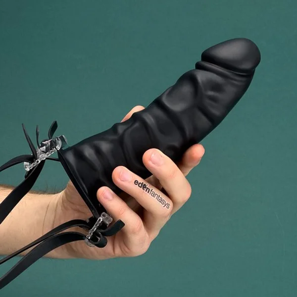 Vibrating hollow strap-on — image 7 of 11
