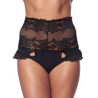 Perfect Fit Black High Waist Panty S M