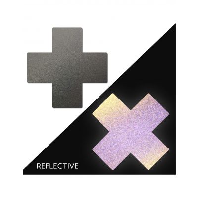 Pastease Reflective Cross Pasties