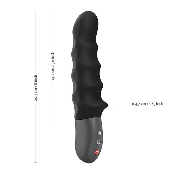 Fun Factory Stronic Surf 8" Rippled G-Spot Vibrator