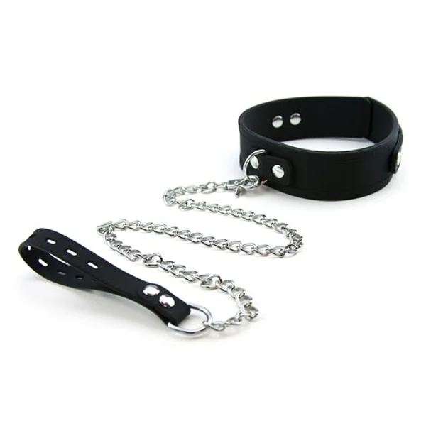 Silicone collar with leash — image 5 of 9