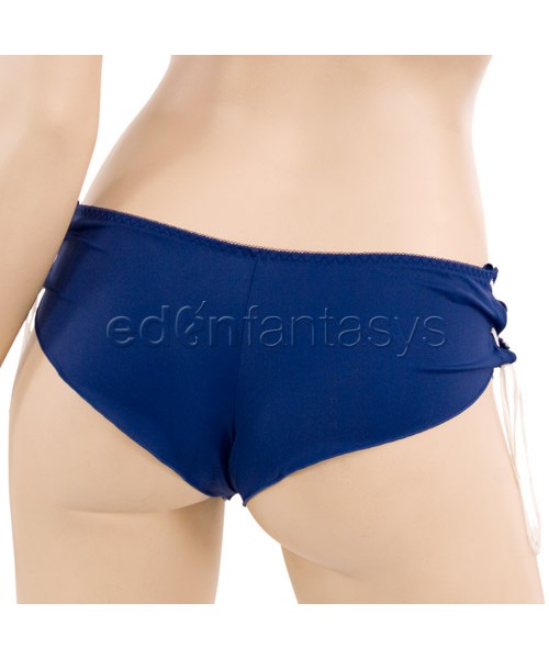 Bra top and tanga shorts