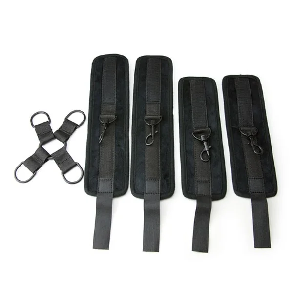 Soft touch hog tie with 4 cuffs — image 12 of 12