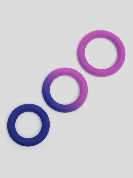 Lovehoney Colourplay Colour-Changing Silicone Cock Ring Set (3 Pack) — image 9 of 9