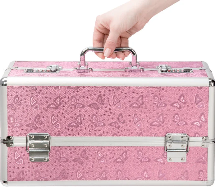 Lockable Large Vibrator Case Pink — image 8 of 10