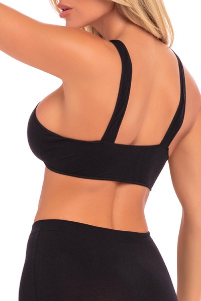 Pink Lipstick Body Double 2 Pce Bodystocking Crop Top with Skirt