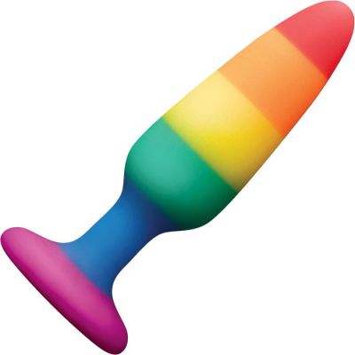 Multi Color Silicone Suction Cup Anal Plug