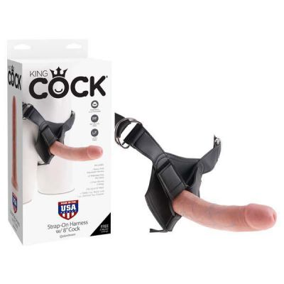 King Cock Strap on Harness With 8 Cock