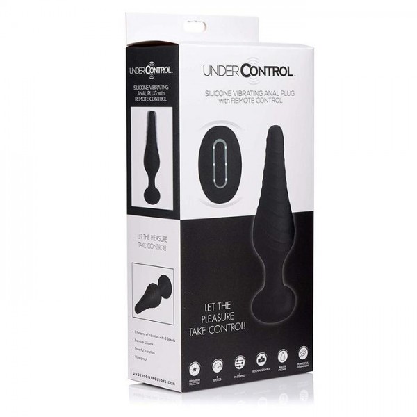 Under Control Silicone Vibrating Anal Plug With Remote — image 5 of 6