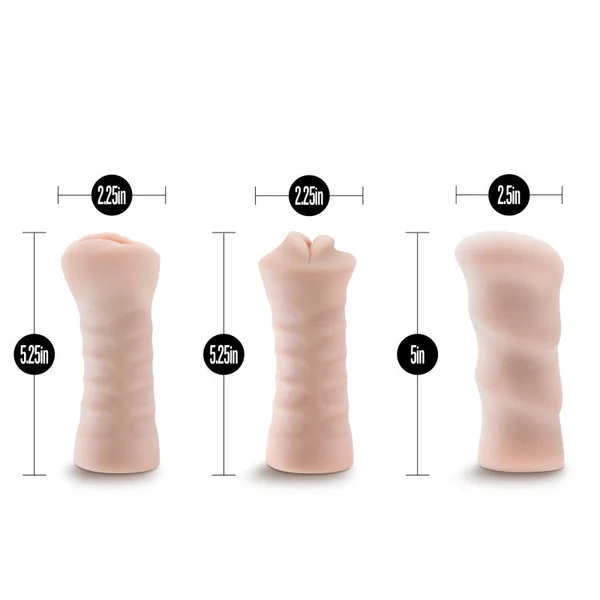 M For Men 3-Pack Self-Lubricating Vibrating Strokers — image 5 of 10