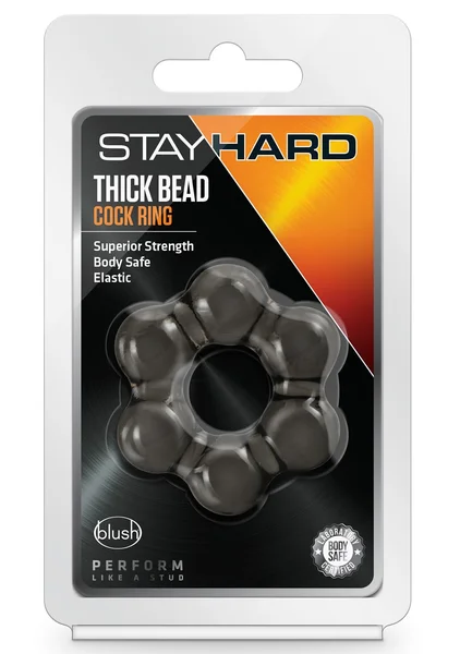 Stay Hard Thick Bead Cock Ring — image 12 of 12