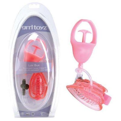Grrl Toyz Luv Sux Suction Cup Heart Vibe