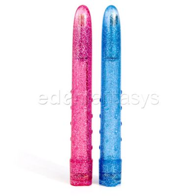 Glitter joystick massager
