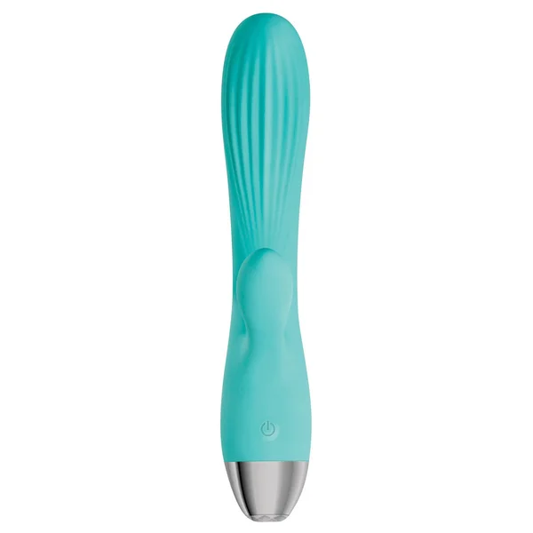 Adam & Eve Eve's Rechargeable Pulsating Dual Massager - Teal — image 22 of 24
