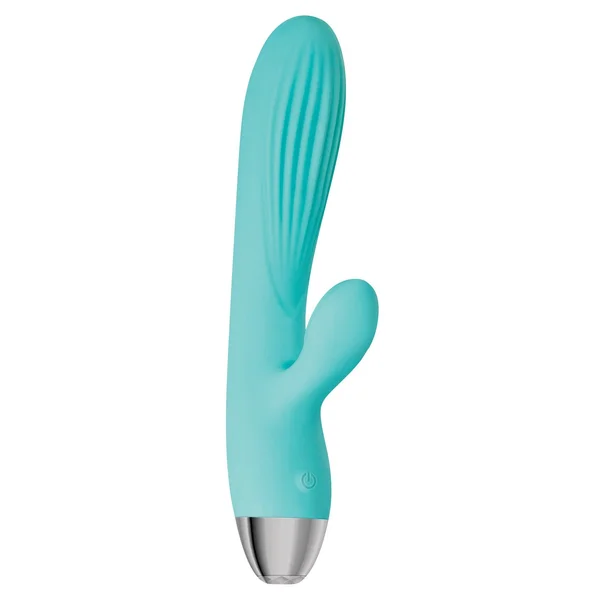 Adam & Eve Eve's Rechargeable Pulsating Dual Massager - Teal — image 20 of 24