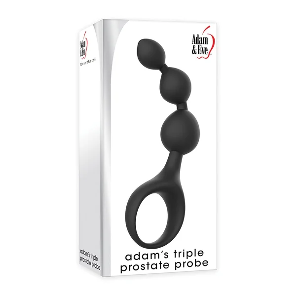 Adam & Eve Adam's Triple Prostate Probe - Black — image 14 of 15