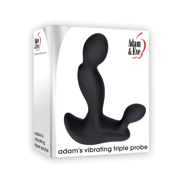 Adam & Eve Adam's Vibrating Triple Probe - Black — image 24 of 25