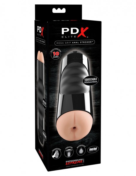 PDX ELITE MEGA GRIP ANAL STROKER