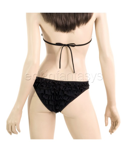 Polka-dot mesh teddy