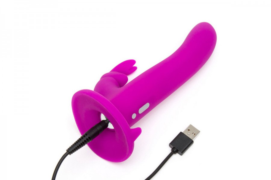 Happy Rabbit Vibrating Strap On Harness Set