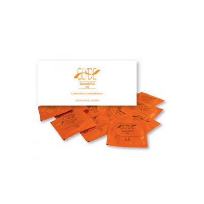 Glyde Super Max Condoms 100 Bulk Pack