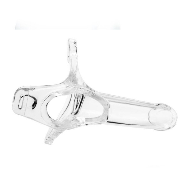 Zoro Knight 6'' Clear Hollow Strap On Extension for Men by Perfect Fit