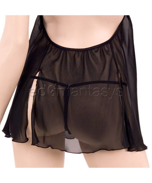 Florenza chiffon chemise and thong