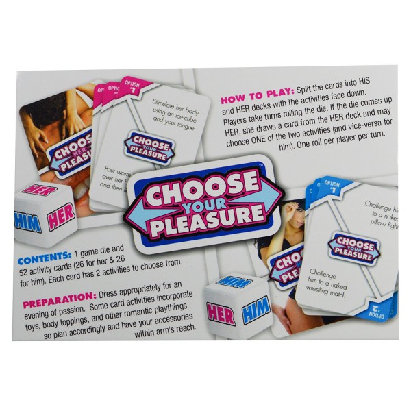 Little Genie Productions Choose Your Pleasure Game Adult Card Game