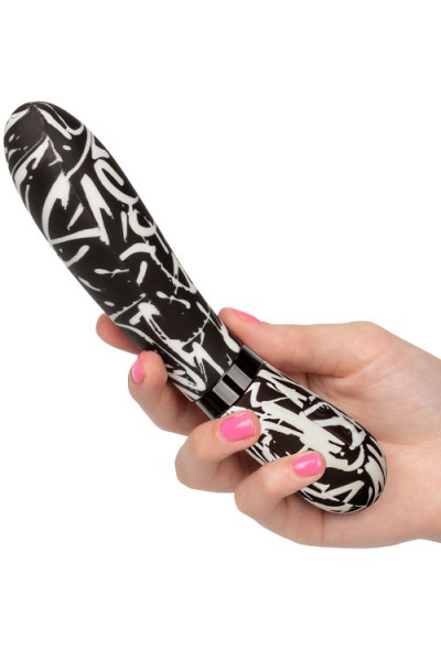California Exotic Graffiti Curved Flexible Silicone 7.3" Vibrator