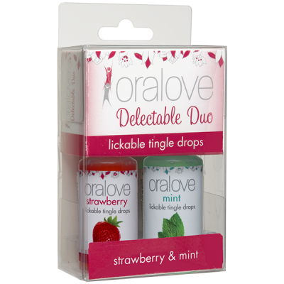 Oralove Delectable Duo Lickable Tingle Drops