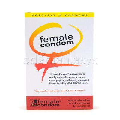 Reality female condoms 3 pack