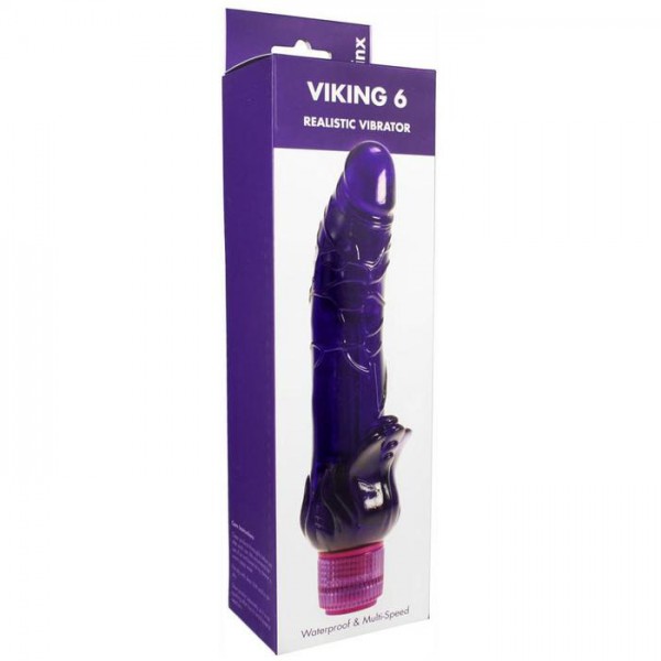 Viking 6" Realistic Waterproof Vibrating Dildo