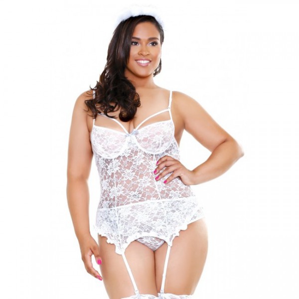 Curve - Heaven Can't Wait Angel Costume (Plus Size)