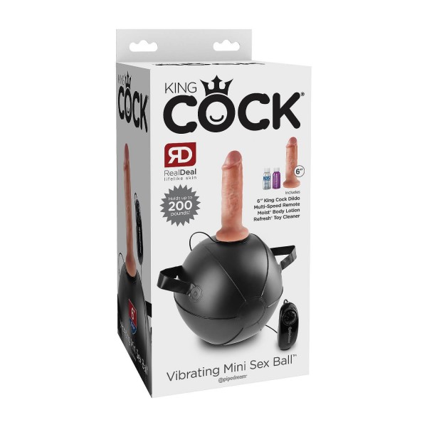King Cock Vibrating Mini Sex Ball and 6 Inch Dildo — image 4 of 4