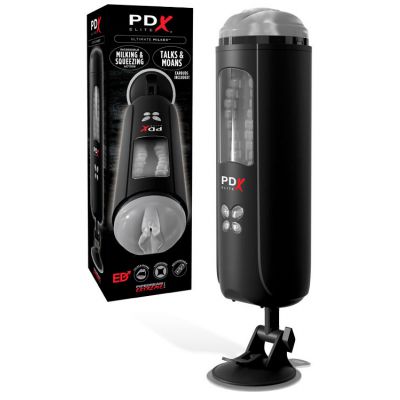 Pipedream Talking Moaning Milking 10 5 Masturbator with Suction Base