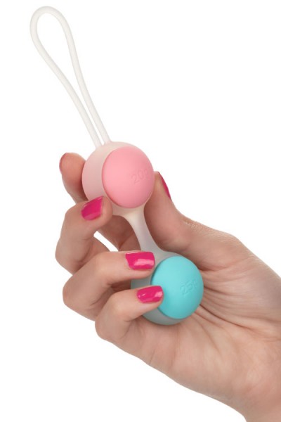 California Exotic She-ology Interchangeable Weighted Kegel Set (8 Pce)