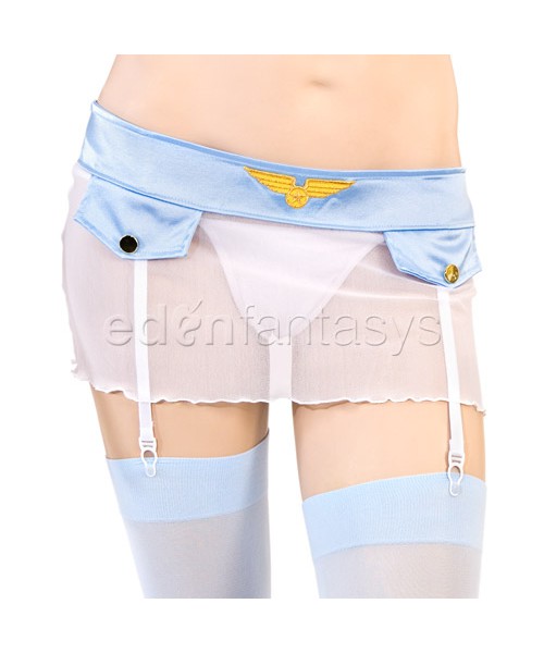 Frisky flight attendant