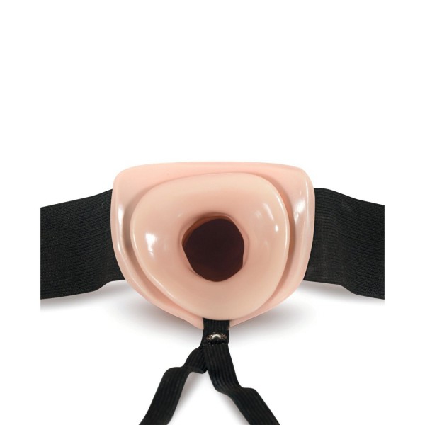 Blush Dr. Skin 7" Hollow Strap On