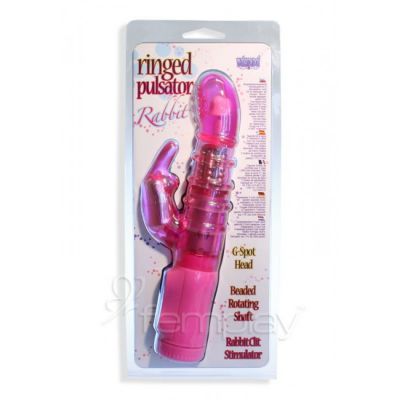 Ringed Pulsator Rabbit Vibrator Pink