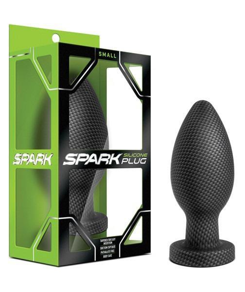 Blush Small Spark Butt Plug - Carbon Fiber