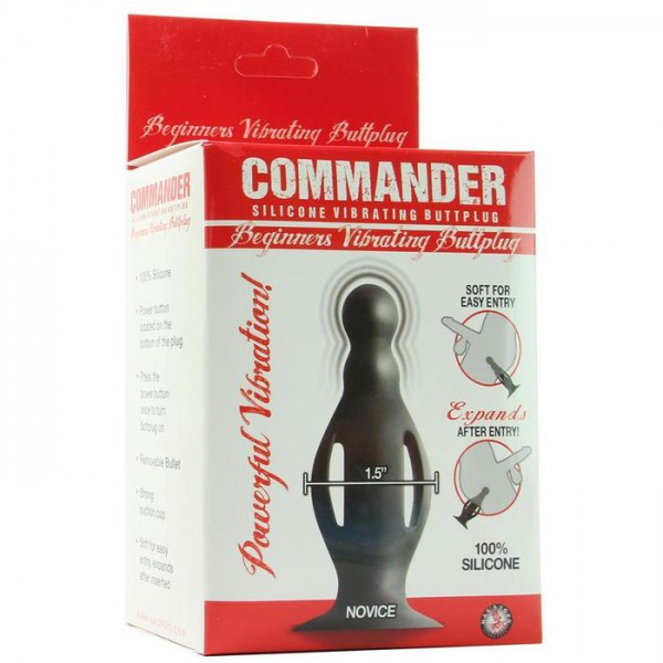 Silicone Vibrating Expandable Anal Plug - Perfect For Beginners!